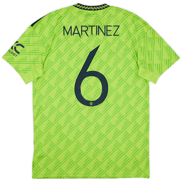 2022-23 Manchester United Third Shirt Martinez #6 (M)