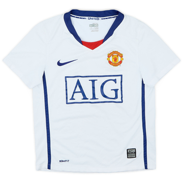 2008-10 Manchester United Away Shirt - 6/10 - (6-7 Years)
