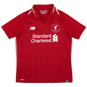 2018-19 Liverpool Home Shirt - 9/10 - (XL.Boys)
