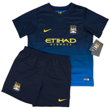 2014-15 Manchester City Away Shirt & Shorts (S.Boys)