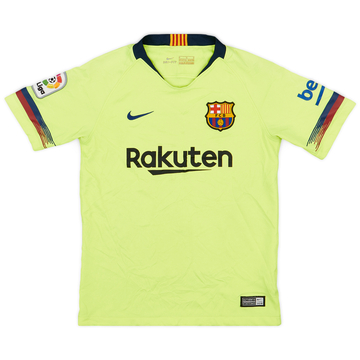 2018-19 Barcelona Away Shirt - 7/10 - (M.Boys)