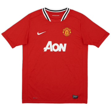 2011-12 Manchester United Home Shirt - 7/10 - (XL.Boys)