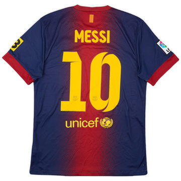2012-13 Barcelona Home Shirt Messi #10 - 7/10 - (S)
