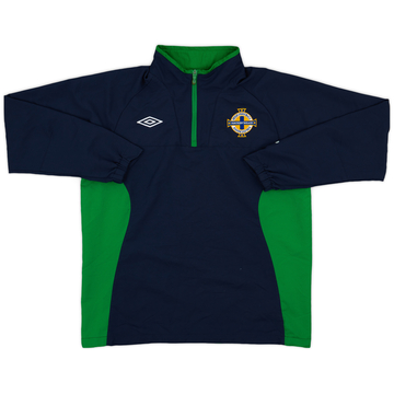 2010-12 Northern Ireland Umbro 1/4 Zip Drill Top - 8/10 - (L)