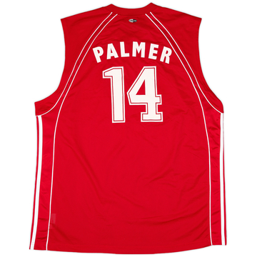2005-06 SIG Strasbourg Player Issue Away Basketball Shirt Palmer #14 - 8/10 - (3XL)