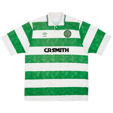 1989-91 Celtic Home Shirt - 8/10 - (L)