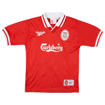 1996-98 Liverpool Home Shirt - 7/10 - (M.Boys)