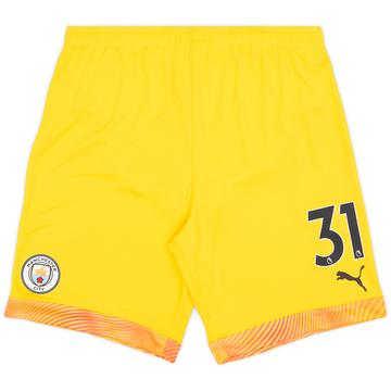 2019-20 Manchester City Player Issue GK Third Shorts #31 (Ederson) - 7/10 - (XL)