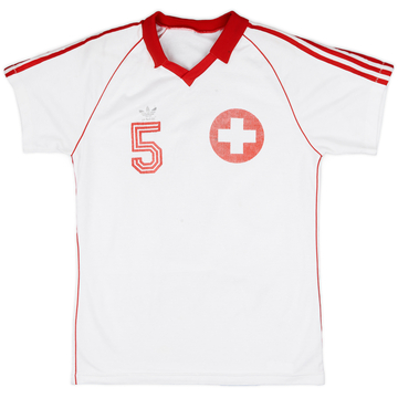 1980 Switzerland Away Shirt #5 - 5/10 - (M)