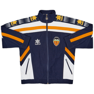 1996-97 Valencia Luanvi Track Jacket - 8/10 - (XL.Boys)