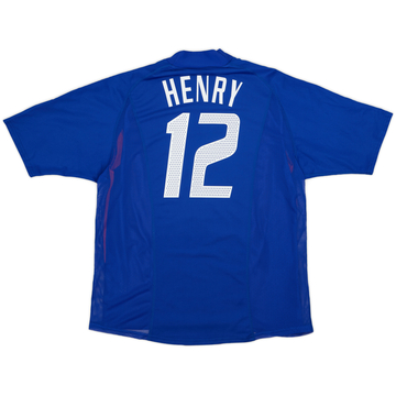 2002-04 France Player Issue Home Shirt Henry #12 - 6/10 - (XL)