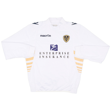 2013-14 Leeds United Macron 1/4 Zip Drill Top - 8/10 - (S)