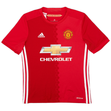2016-17 Manchester United Home Shirt - 8/10 - (M.Boys)