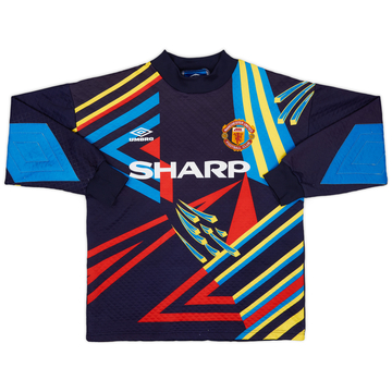 1992-93 Manchester United GK Shirt #1 - 9/10 - (S)