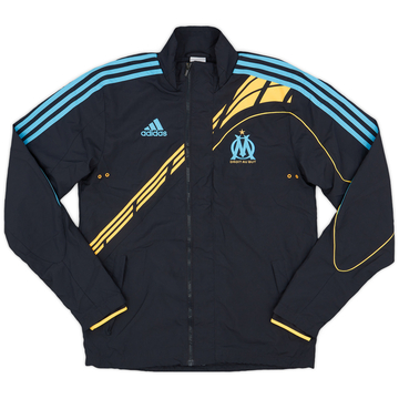 2009-10 Olympique Marseille adidas Track Jacket - 9/10 - (M)