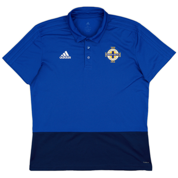 2017-18 Northern Ireland adidas Polo Shirt - 9/10 - (XL)