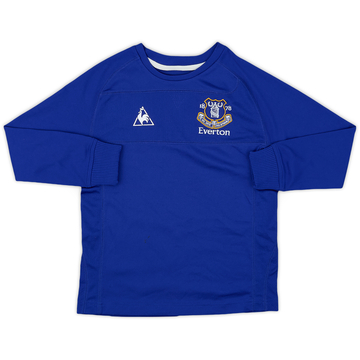 2010-11 Everton Home L/S Shirt - 8/10 - (S.Boys)