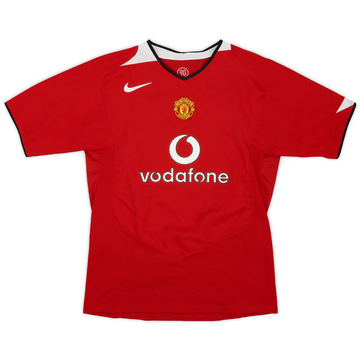 2004-06 Manchester United Home Shirt - 9/10 - (XL.Boys)