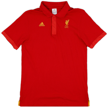2009-10 Liverpool adidas Polo Shirt - 9/10 - (M)