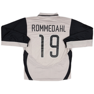 2003-04 PSV Match Issue Away Shirt Rommedahl #19