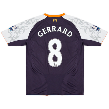 2012-13 Liverpool Third Shirt Gerrard #8 - 6/10 - (S)