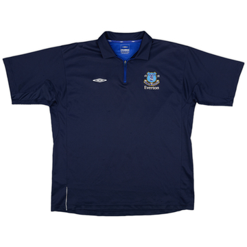 2006-07 Everton Umbro 1/4 Zip Training Polo - 6/10 - (XXL)
