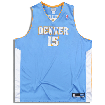 2003-06 Authentic Denver Nuggets Anthony #15 Reebok Jersey (Away) 4XL