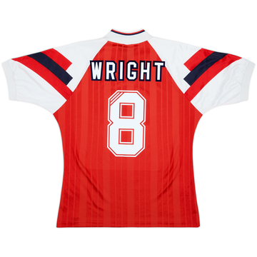 1992-94 Arsenal Home Shirt Wright #8 - 6/10 - (M)