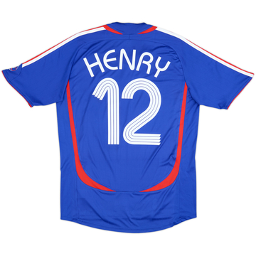 2006-07 France Home Shirt Henry #12 - 8/10 - (M)