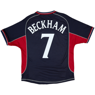 2000-01 Manchester United Third Shirt Beckham #7 - 8/10 - (L)