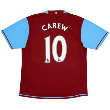 2007-08 Aston Villa Home Shirt Carew #10 - 5/10 - (L)