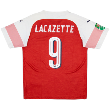 2018-19 Arsenal Home Shirt Lacazette #9 - 7/10 - (M)