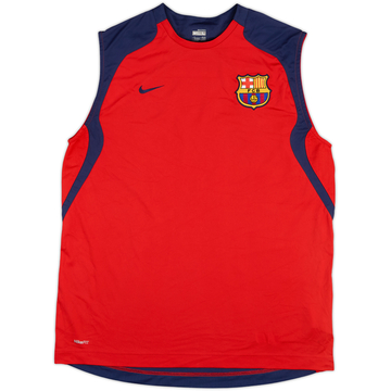 2007-08 Barcelona Nike Training Vest - 9/10 - (L)