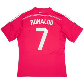Camiseta de visitante del Real Madrid 2014-15 Ronaldo #7 - 6/10 - (XL)