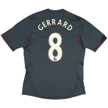 2011-12 Liverpool Away Shirt Gerrard #8 - 6/10 - (L)