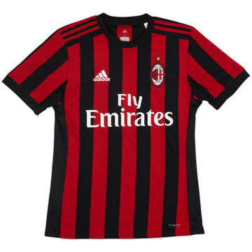 2017-18 AC Milan Home Shirt - 6/10 - (S)