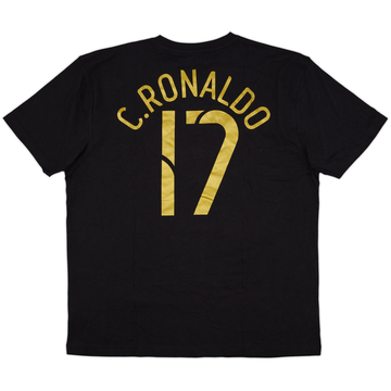 2006 Portugal Nike Cristiano Ronaldo Cotton Tee #17 (XXL)
