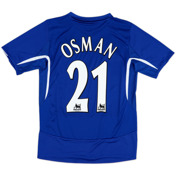 2005-06 Everton Home Shirt Osman #21 - 8/10 - (S)