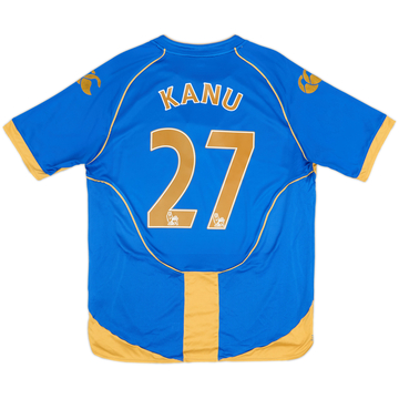 2008-09 Portsmouth Home Shirt Kanu #27 - 6/10 - (L)