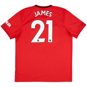 2019-20 Manchester United Home Shirt James #21 - 10/10 - (XL)