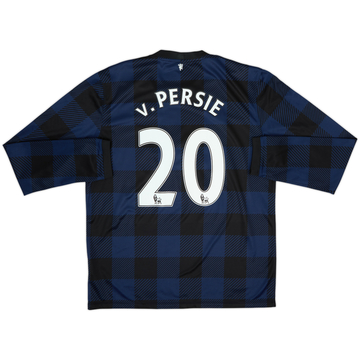 2013-14 Manchester United Away L/S Shirt v.Persie #20 - 8/10 - (L)