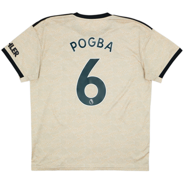 2019-20 Manchester United Away Shirt Pogba #6 - 8/10 - (XL)