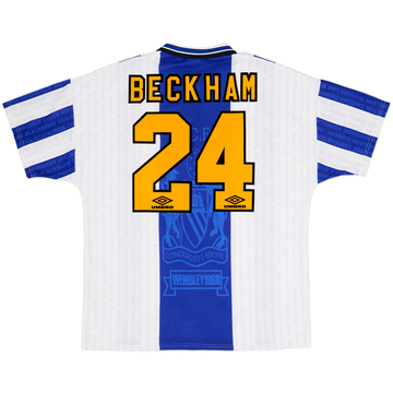 1994-96 Manchester United Third Shirt Beckham #24 - 9/10 - (XL)