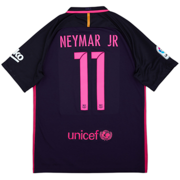2016-17 Barcelona Away Shirt Neymar Jr #11 - 9/10 - (M)