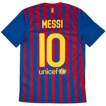 2011-12 Barcelona Local Camiseta Messi #10 - 7/10 - (S)