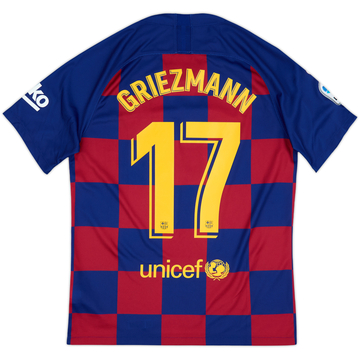 2019-20 Barcelona Home Shirt Griezmann #17 - 9/10 - (M)