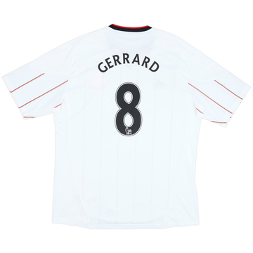 2010-11 Liverpool Away Shirt Gerrard #8 - 10/10 - (XXL)