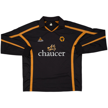2005-06 Wolves Away L/S Shirt - 8/10 - (XL)