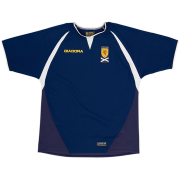 2003-05 Scotland Home Shirt - 9/10 - (XL.Boys)