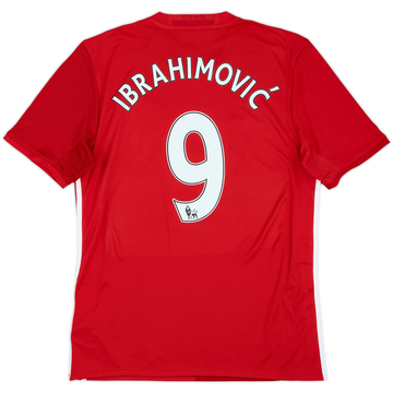 2016-17 Manchester United Home Shirt Ibrahimovic #9 (M)